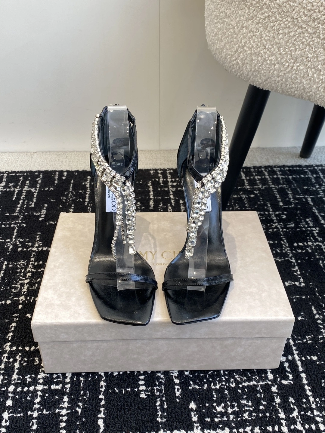 COCO--Ji77y 3ho5 VERITYSANDAL100BYK lambskin Heel height：9.5cm item:E-X000C0494H